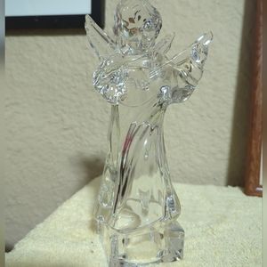 Mikasa Germany Herald Collection -Angel Playing Mandolin - Full Lead Crystal